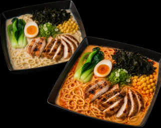 Japanische Udon-Nudelsuppe
